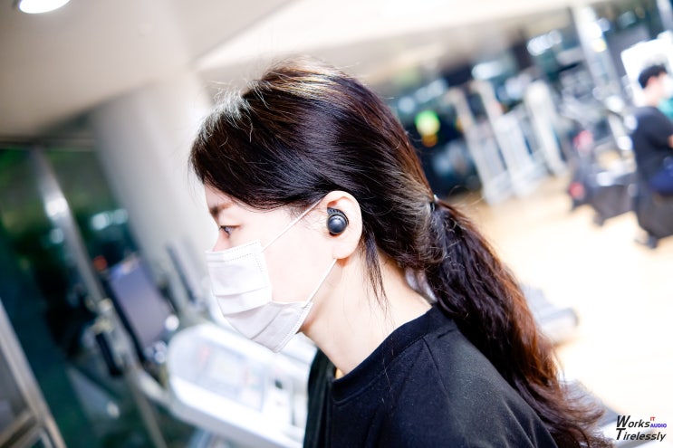  스포츠 노이즈캔슬링 블루투스 이어폰 : LG 톤프리 핏 fit