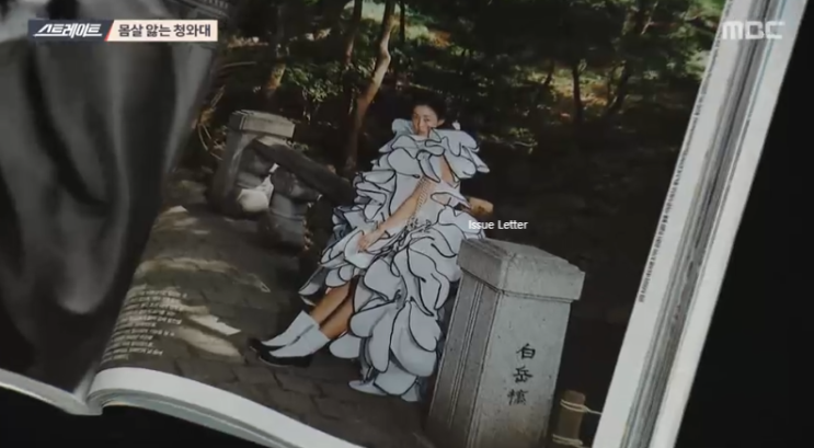 박술녀 영빈관에 누운 한혜진 화보 일침 꽃신만 신으면 한복? 논란으로 세계적 명품 브랜드 구찌와 문화재청이 계획하던 경복궁 패션쇼 취소