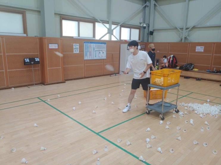  서울배드민턴  레슨일지 관악구 미성체육관 주말레슨 (2022.8.28)