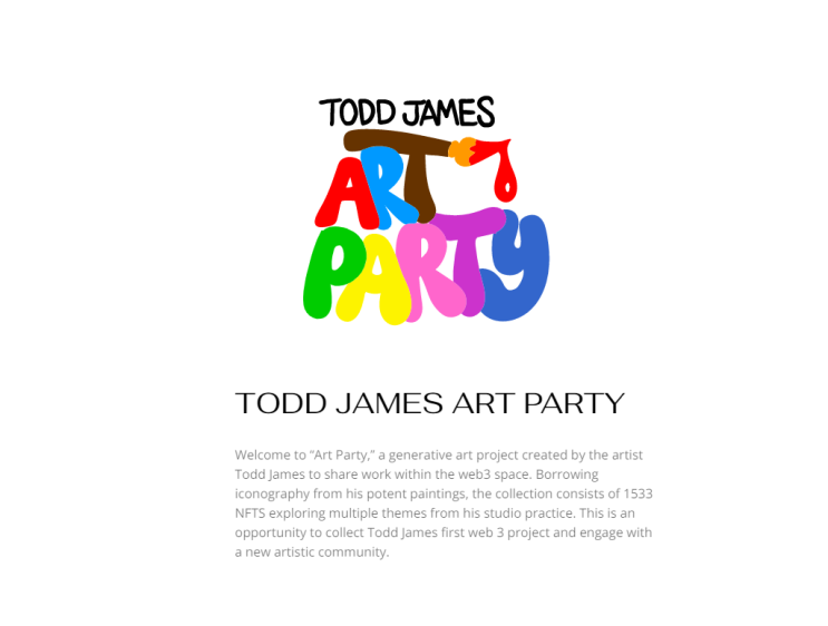  [GODA collection] Todd James Art Party 알아보기