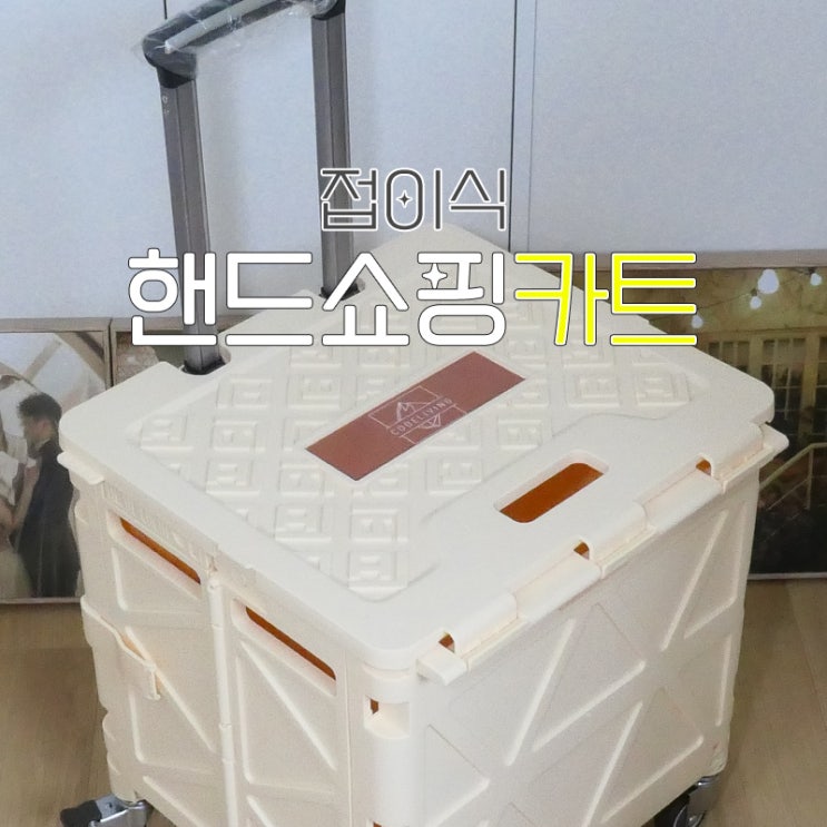  접이식 쇼핑카트 추천, 마트갈때 핸드카트로 최고