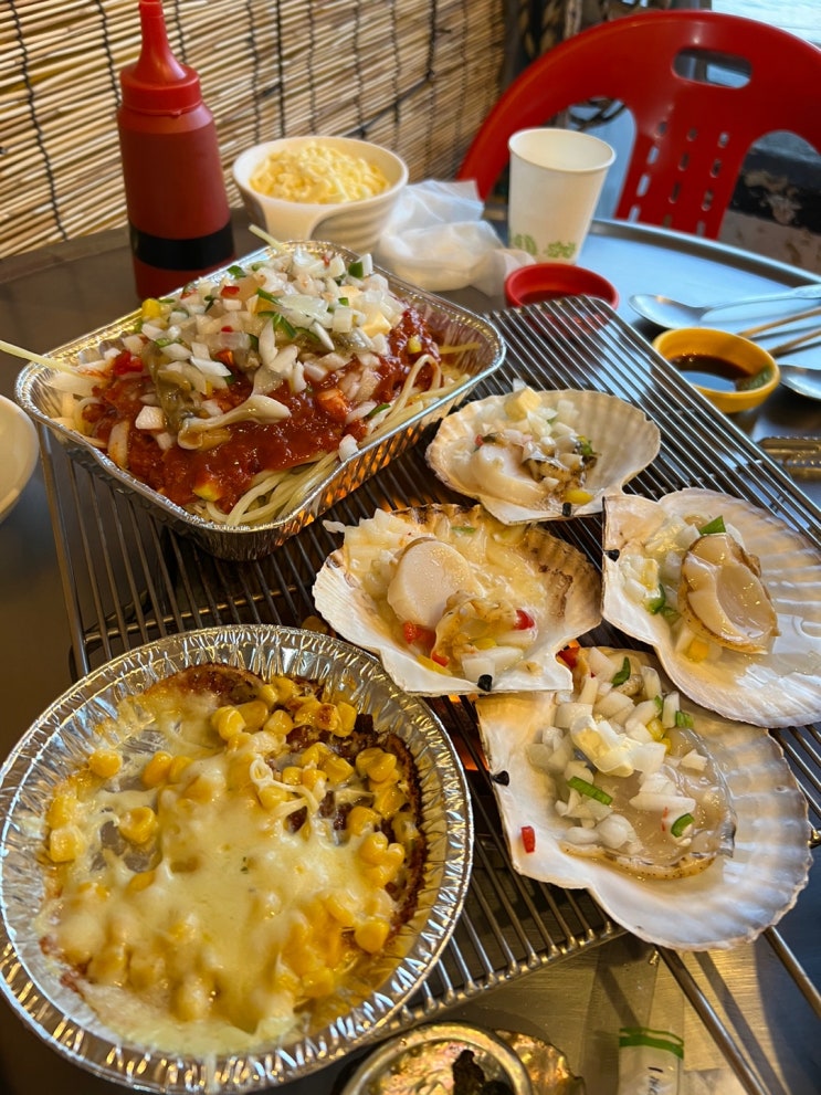  부산 조개구이 맛집 영도 태종대 자갈마당 조개구이 솔직한 방문후기(feat.황령산야경)