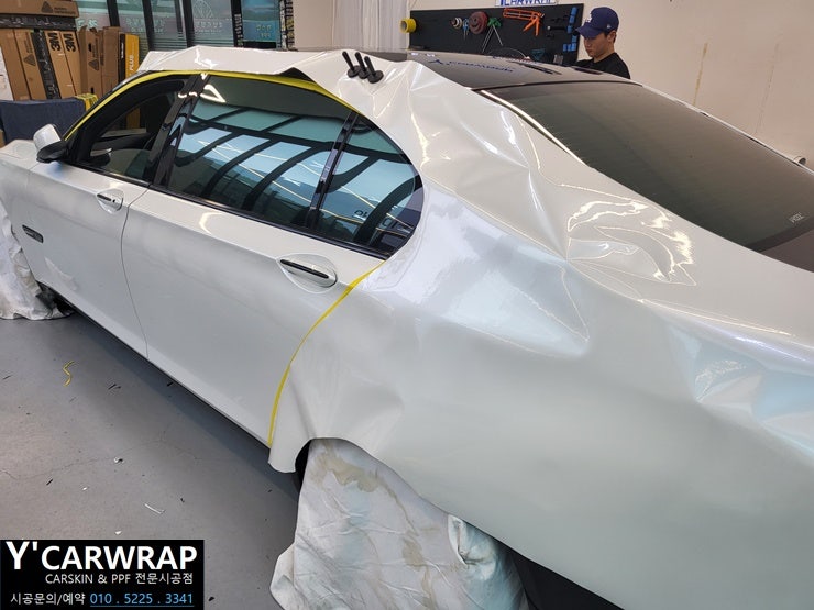 화성 동탄치동천로 / 랩핑 / 자동차 전체랩핑 / BMW / 7시리즈