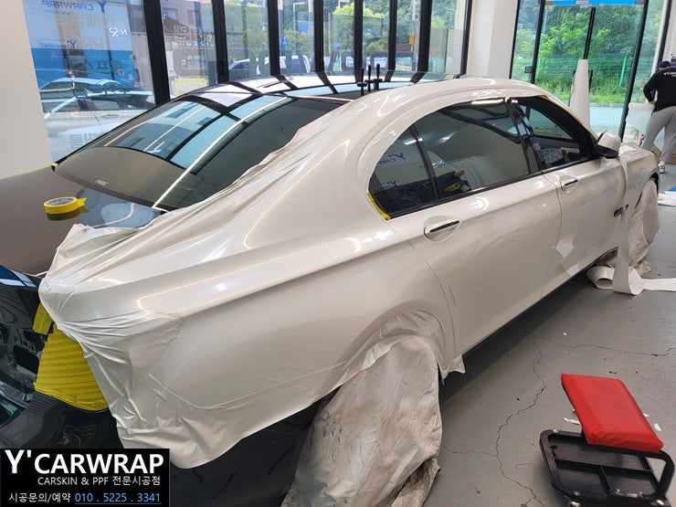 화성 동탄치동천로 / 랩핑 / 자동차 전체랩핑 / BMW / 7시리즈