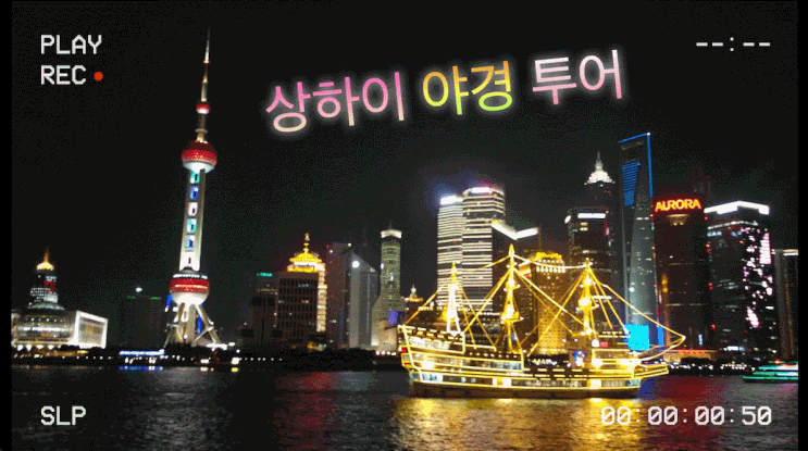  중국 상하이 와이탄 동방명주 야경에 빠지다 ft.푸동지구