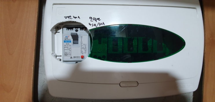  인덕션 때문에 두꺼비집이 내려갈 수 있나요?