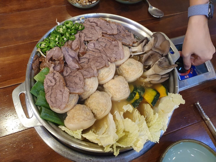  행당동 만두전빵 서울 만두전골 맛집이네!