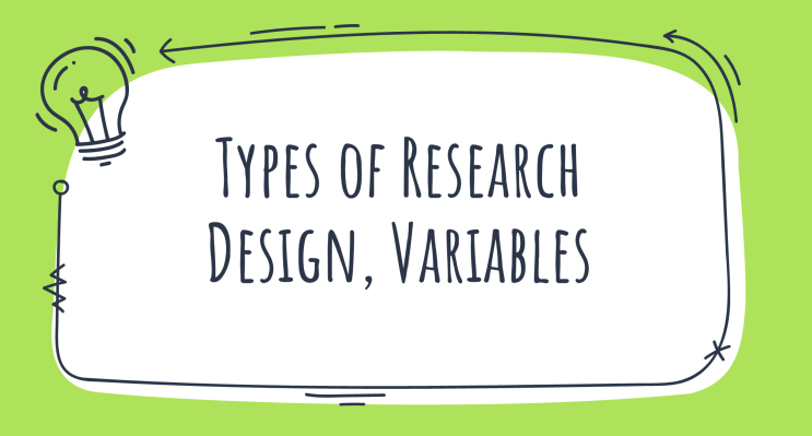  [Statistics] Research Design 3가지 종류, Variable 종류