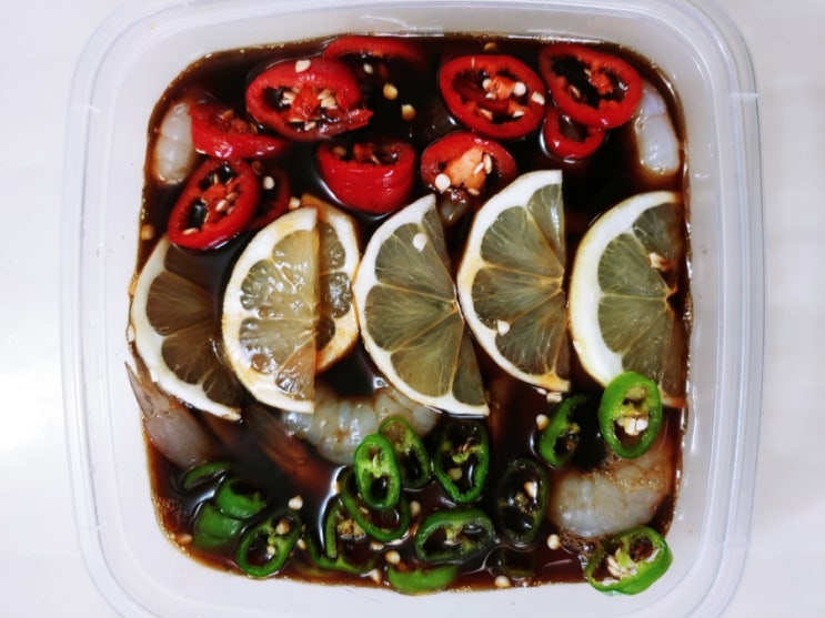  이정현 만능간장(만능맛간장)으로 새우장 달걀노른자장 만들기