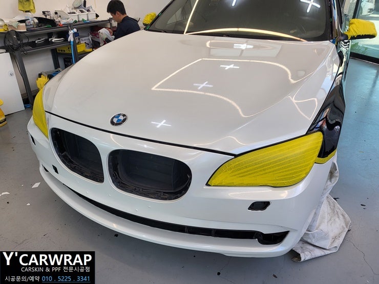화성 동탄치동천로 / 랩핑 / 자동차 전체랩핑 / BMW / 7시리즈