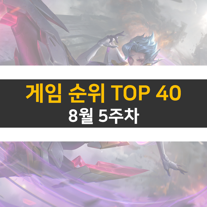 모바일, PC 온라인, 스팀 게임 순위 (2022년 8월 5주 차) 모바일, PC 온라인, 스팀 게임 순위 (2022년 8월 5주 차)
