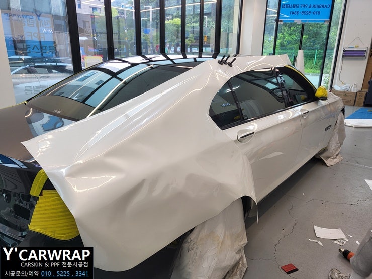 화성 동탄치동천로 / 랩핑 / 자동차 전체랩핑 / BMW / 7시리즈