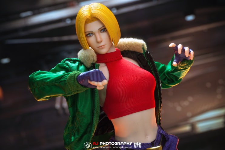  『Tunshi Studio』 1/6  King of Fighters 97- Blue Mary 탄시 스튜디오 킹 오브 파이터 97 - 블루 마리 실제품 [해외 리뷰]