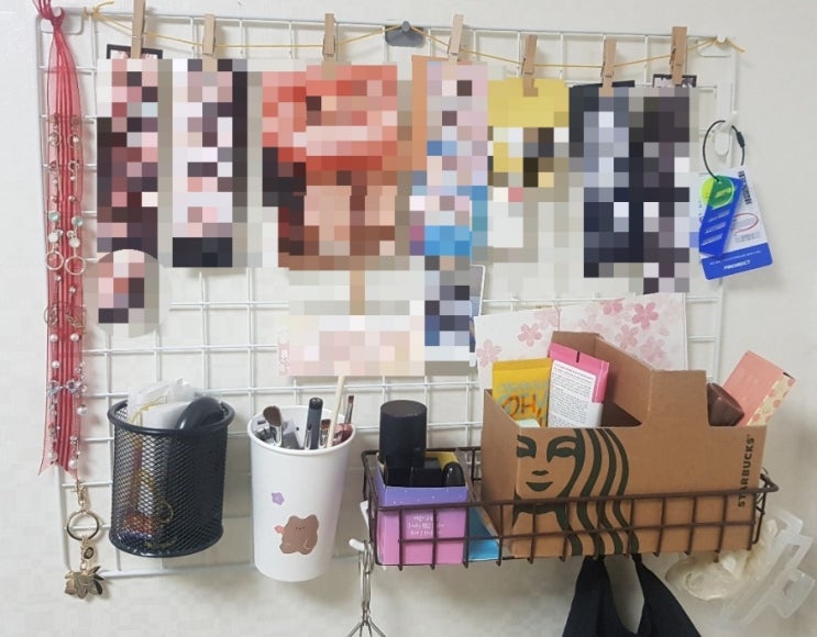  [다이소/철망]다이소 철망으로 수납장 만들기(화장품/부엌용품)