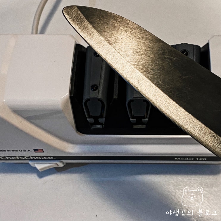  쉐프초이스 전동칼갈이로 칼가는 법 ft. 뷰더그라피