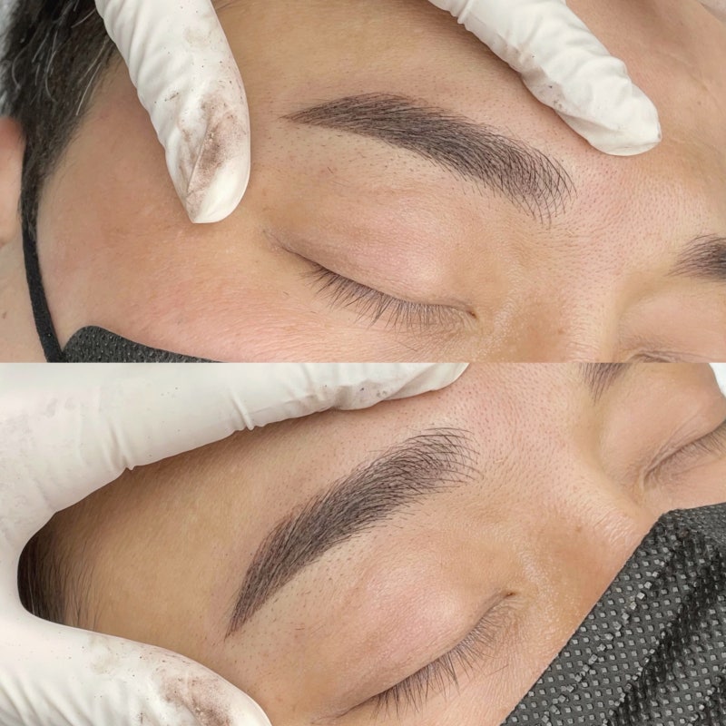 부산남자눈썹문신 디자인 알아보기 1