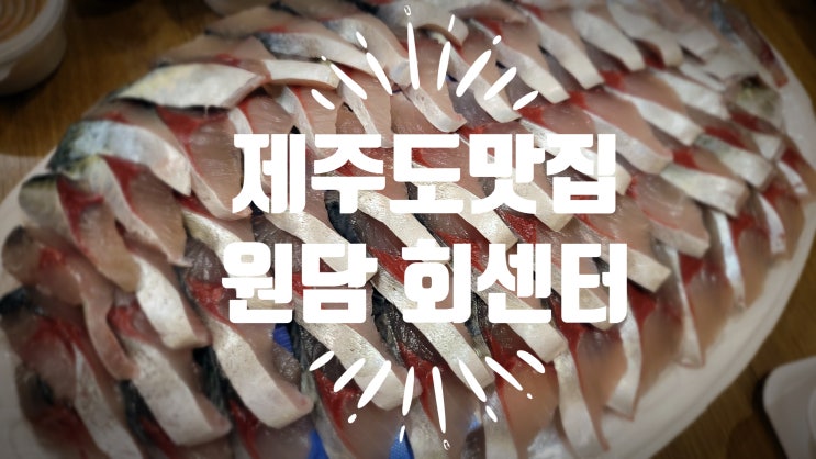  제주도맛집 제주공항에서 가까운 제주시청 비린내가 거의 나지 않는 고등어회 맛집 원담 회 센터(feat. 포장)
