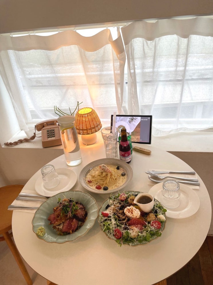  해운대 해리단길 이국적인 분위기의 파스타 맛집 원컵어데이