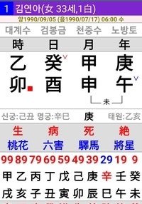 피겨선수 출신 김연아와 가수 고우림 사주궁합