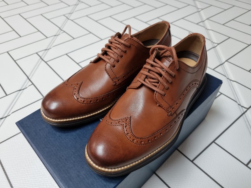 [COLE HAAN] 콜한 오리지날 그랜드 윙팁 옥스포드 브라운 / 편안한 남성구두