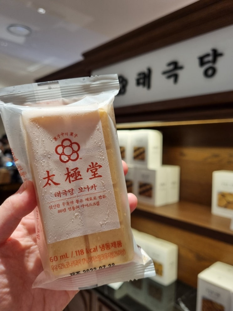  대구 현대백화점 맛집 태극당 모나카 아이스크림