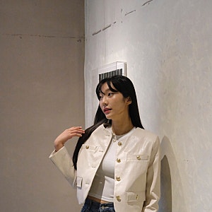 시스티나 여성 가죽 자켓 가을 코디