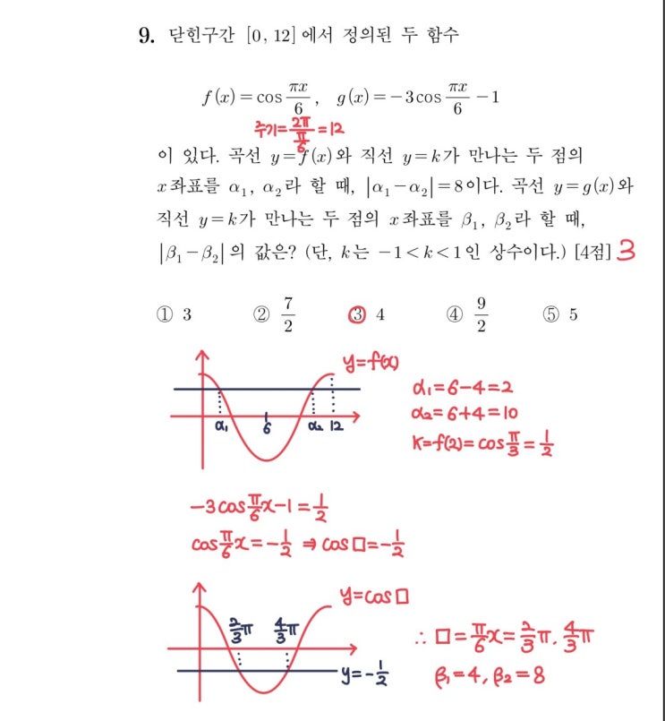 2023학년도 9모 9번 풀이 2023학년도 9모 9번 풀이