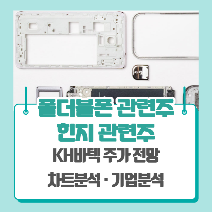  폴더블폰 관련주, 힌지 관련주 - KH바텍 주가 차트분석