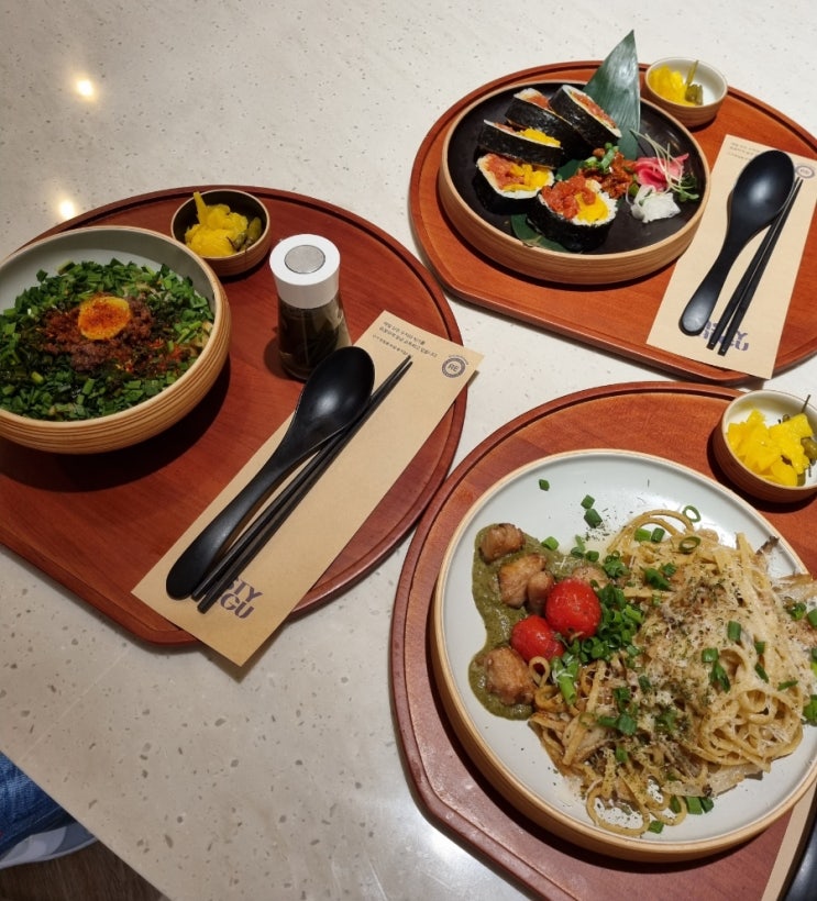  대구 현대백화점 맛집 초이다이닝 오일파스타 추천