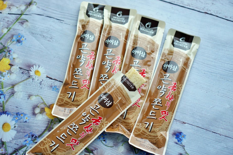  아이삼 곤약쫀드기 저칼로리 간식으로 딱!!