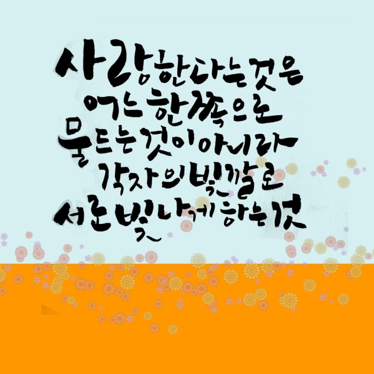  (도드캘리)사랑한다는것은