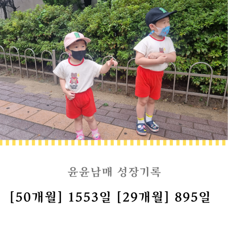  1553일 895일 : 뛰어다니느라 신난 아이들