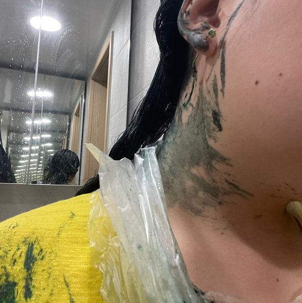  바닥,옷,피부 염색약 지우는법