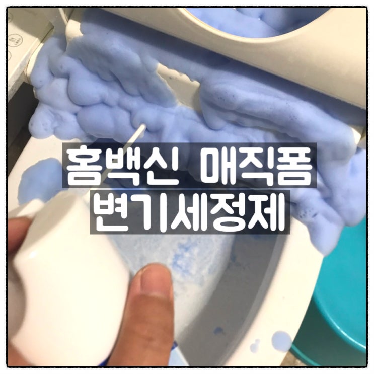  애경 랩신 홈백신 매직폼 변기세정제 이마트 구입 사용후기