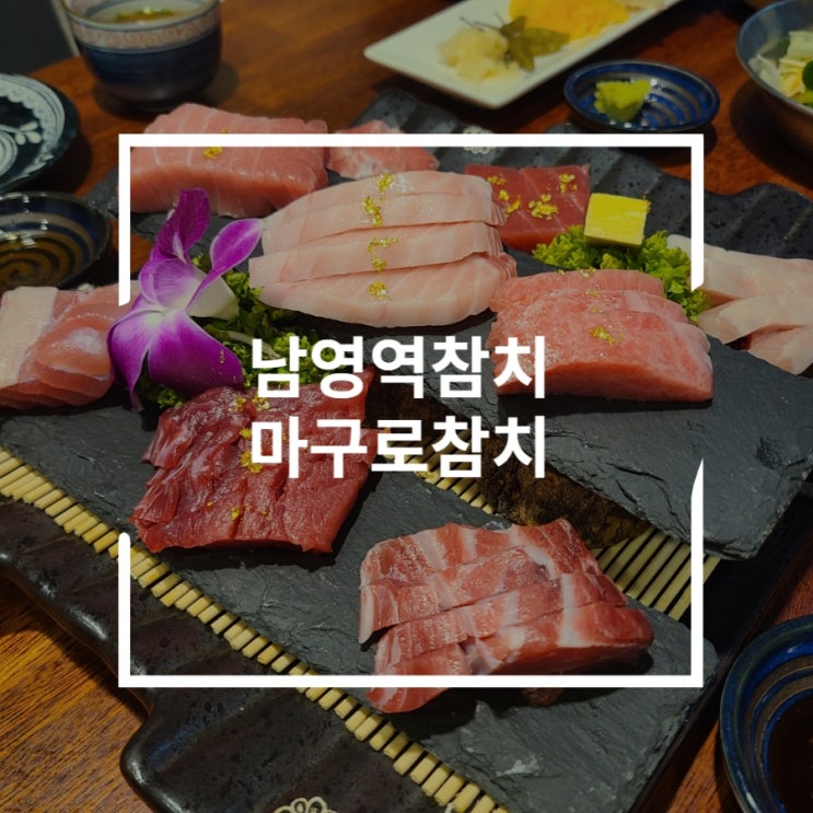  남영역참치 감탄하며 먹은 마구로참치