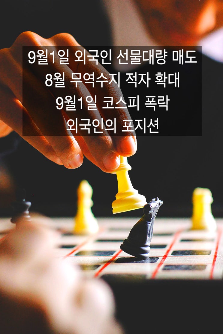  9월1일 외인 선물 대량 매도, 파생시장만기에 어떤 영향을 미칠까?