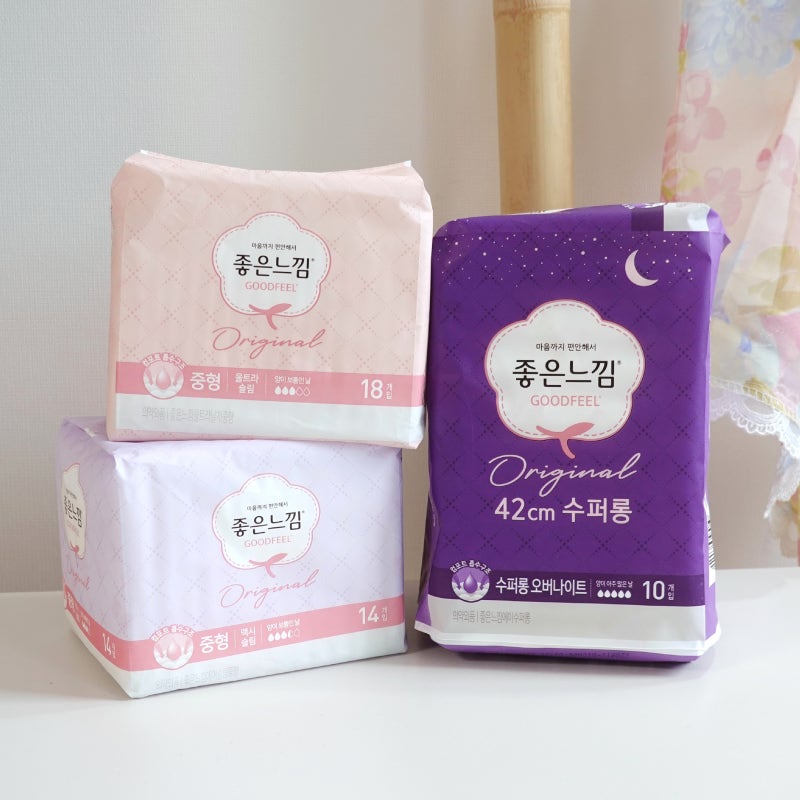 생리대판매1위 좋은느낌 신제품 오리지널 마음까지 편안~