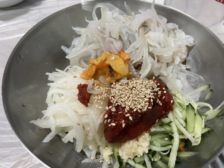  울진 후포항 물회맛집 대호식당 / 커피맛집 물치상회