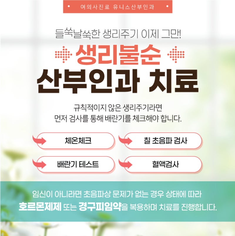 성동구 생리불순 주기 교정