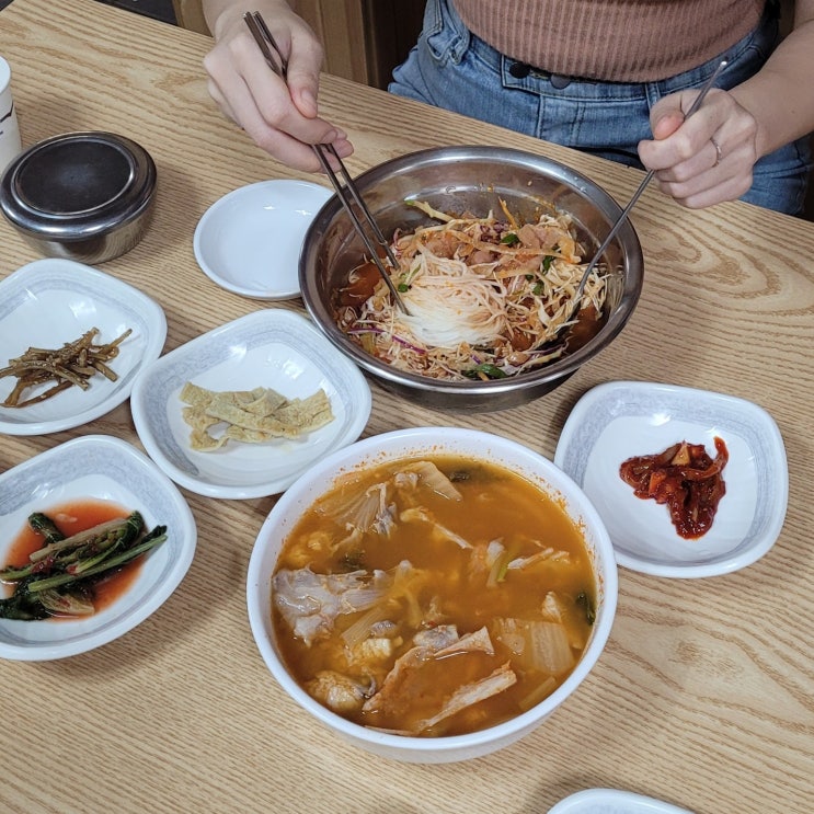  삼척 쏠비치 주변 맛집 대박이네수지물회 물회와 곰치국 둘다 좋았다
