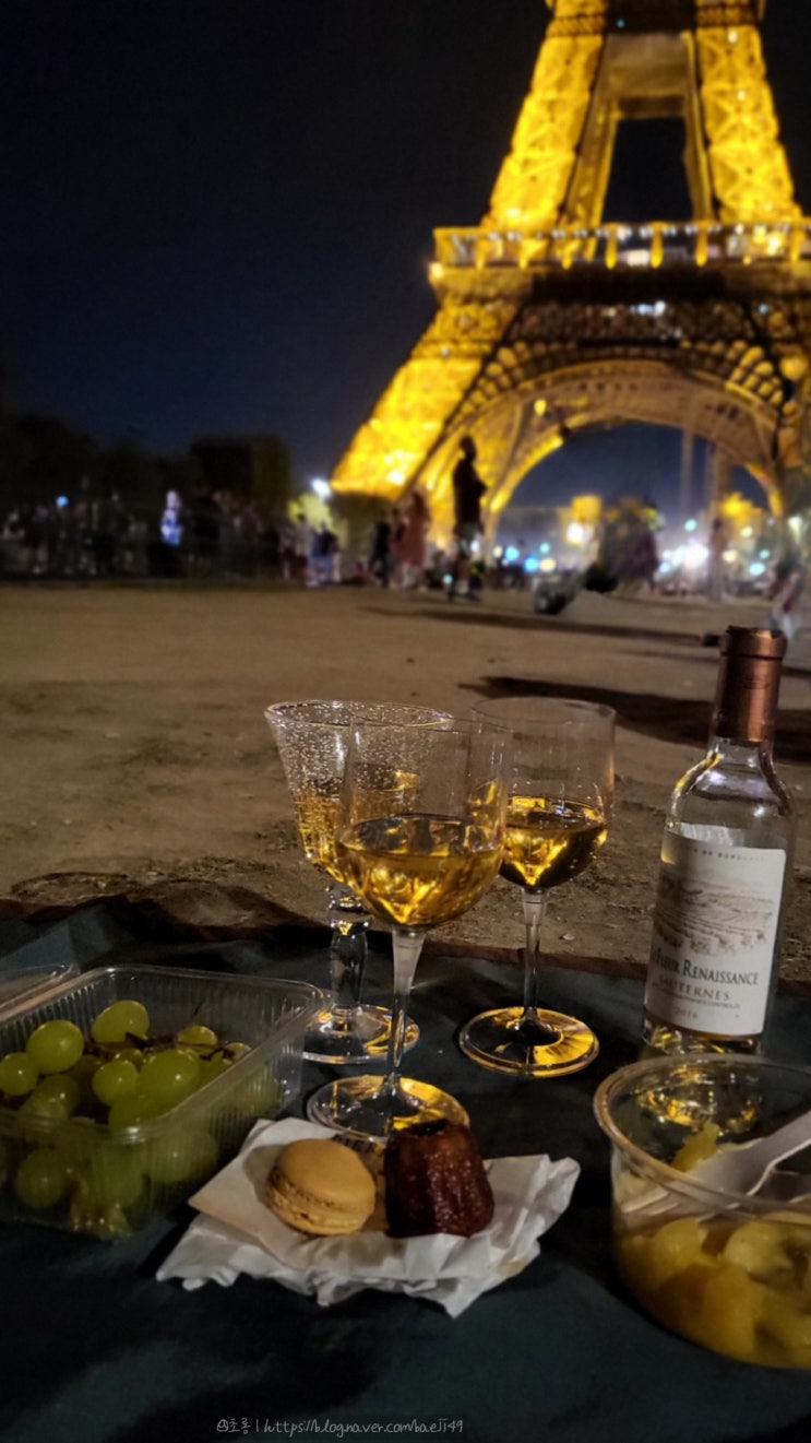 파리 에펠탑 피크닉 마르스 광장 : 파리의 밤은 길다 DAY1