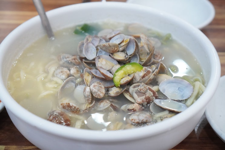  오포|  끝이 없는 바지락 오대오  칼국수 방문후기