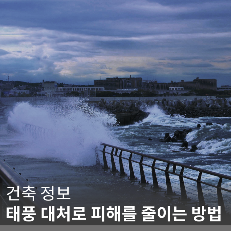  [건축 정보] 태풍 대처로 피해를 줄이는 방법(info. 힌남노 태풍)