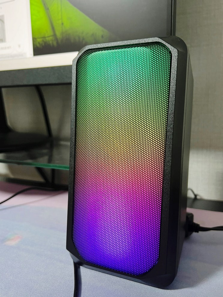 디알고 RGB356 - RGB레인보우LED스피커 중 가성비 최고인듯