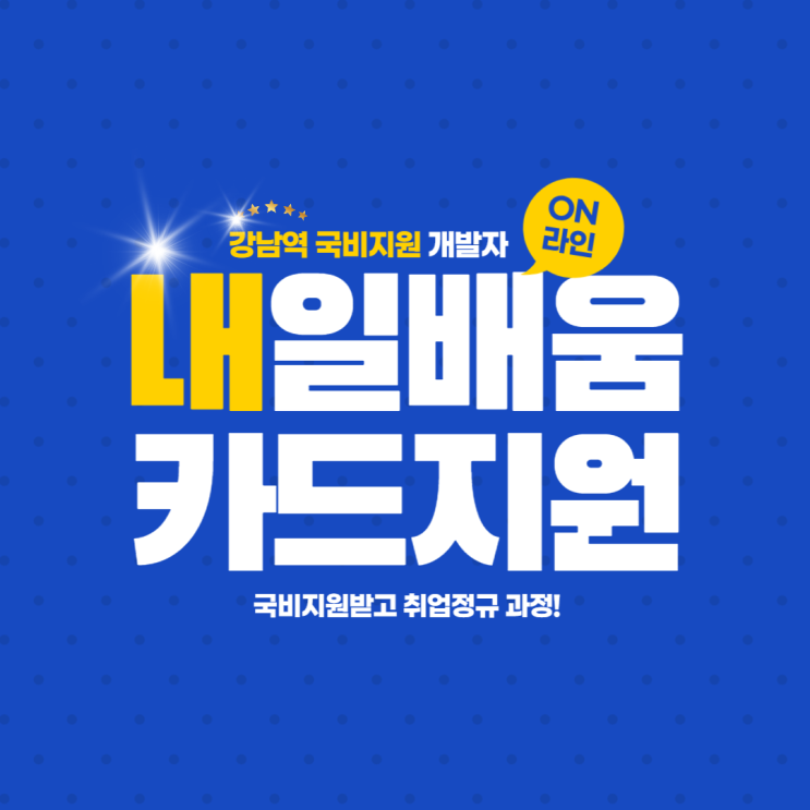  [강남역내일배움카드국비학원] 나이,학력,전공 무관 개발자 취업&이직 준비 리얼 후기