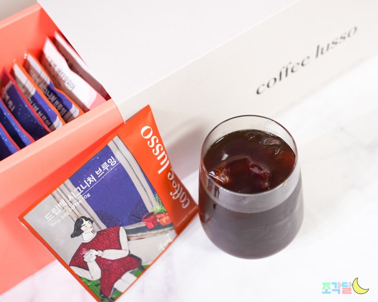  물만 부으면 홈카페가 펼쳐지는 커피루소 드립백 데일리세트