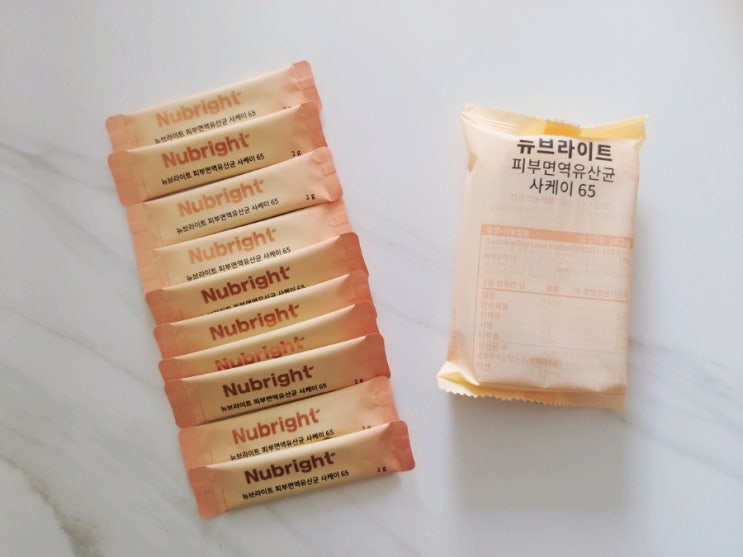  뉴브라이트 피부면역유산균사케이65