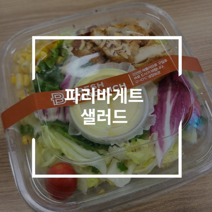  파리바게트 샐러드로 간단하게 식사해결