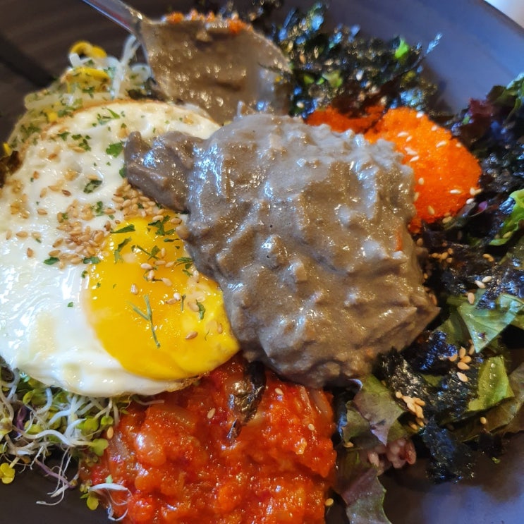  일산 주엽 비빔밥 고기듬뿍대왕비빔밥 배달 게딱지장비빔밥 우삼겹비빔밥