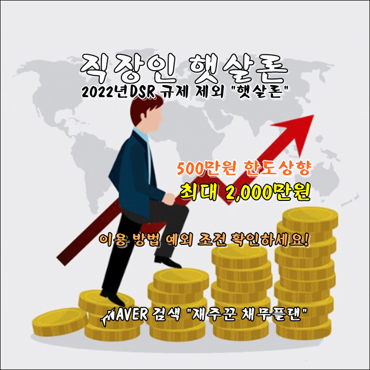  정부지원 서민자금 직장인 햇살론 한도 상향 이용 조건